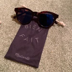 Madewell tortoiseshell sunglasses